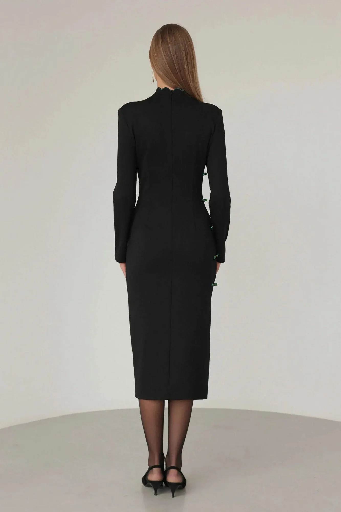 Платье  (M (44RU), чёрный). Избражение № 5