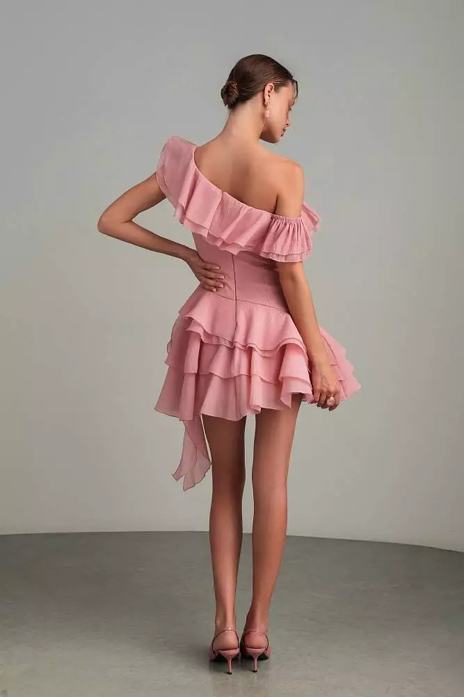 Платье (S (42RU), пудровый). Изображение № 5