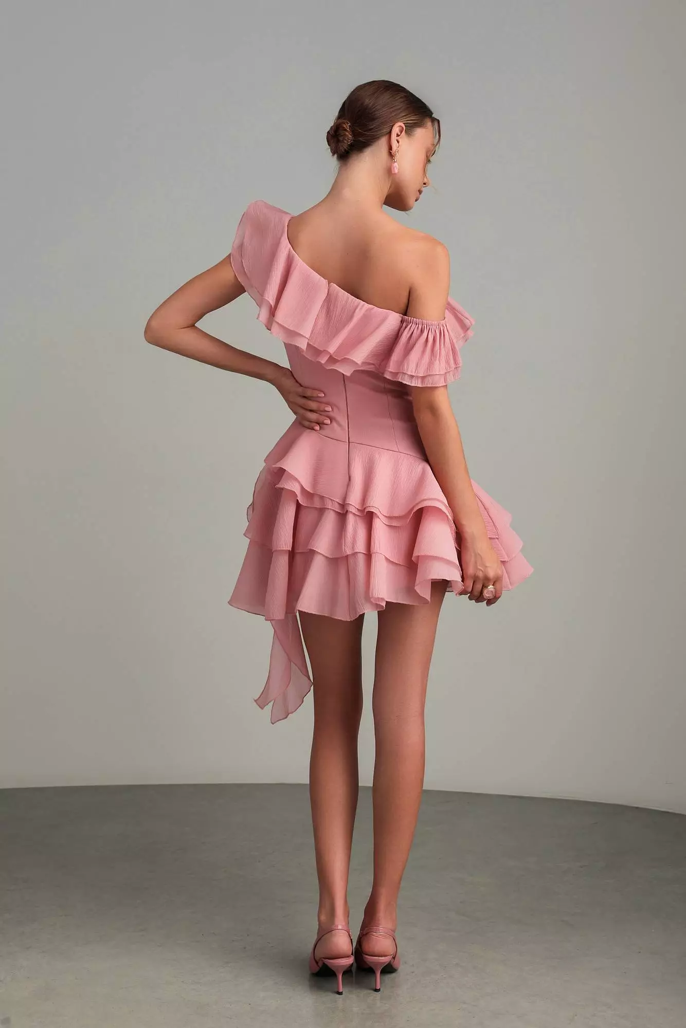 Платье (S (42RU), пудровый). Избражение № 5