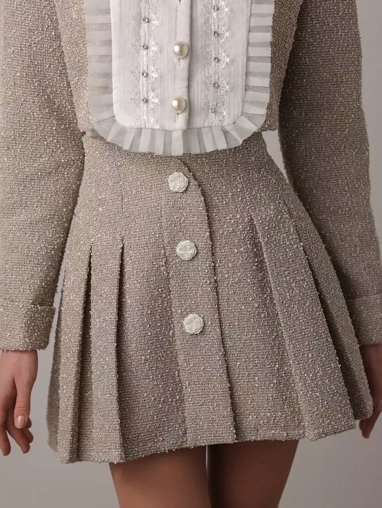 Костюм: жакет и юбка (L (46RU), песочный). Изображение № 4