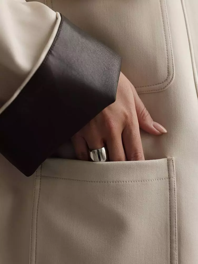 Куртка (onesize (42-46RU), бежевый). Изображение № 5