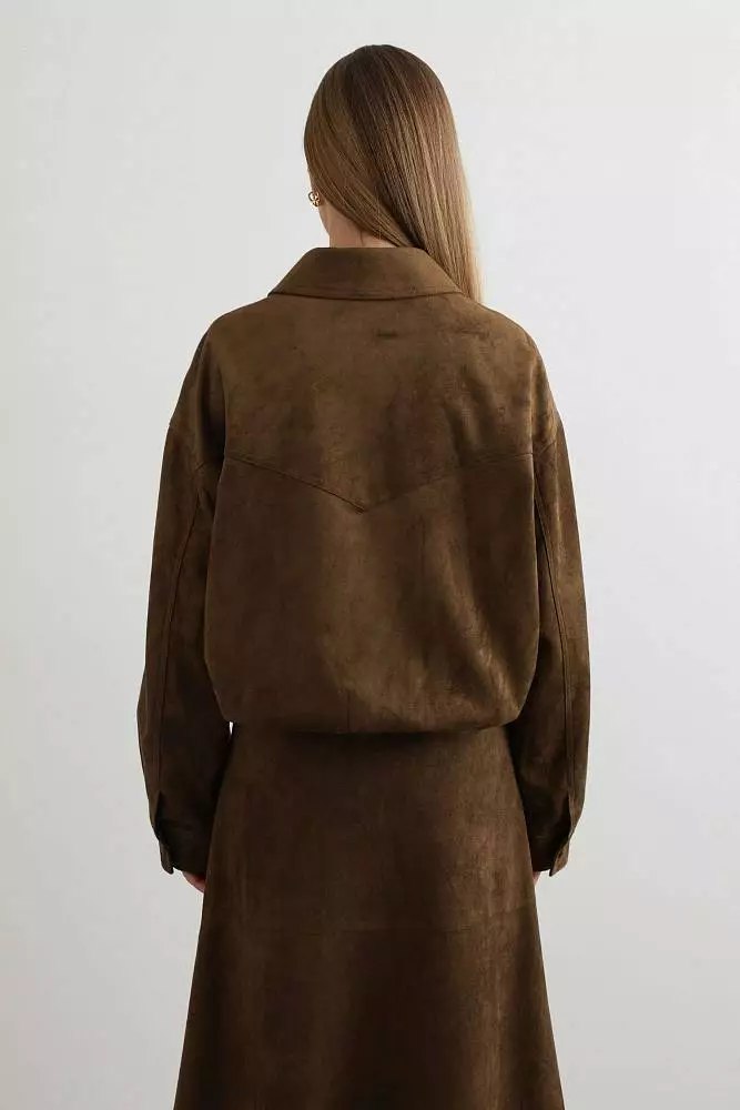 Куртка (S (42RU), коричневый). Изображение № 3