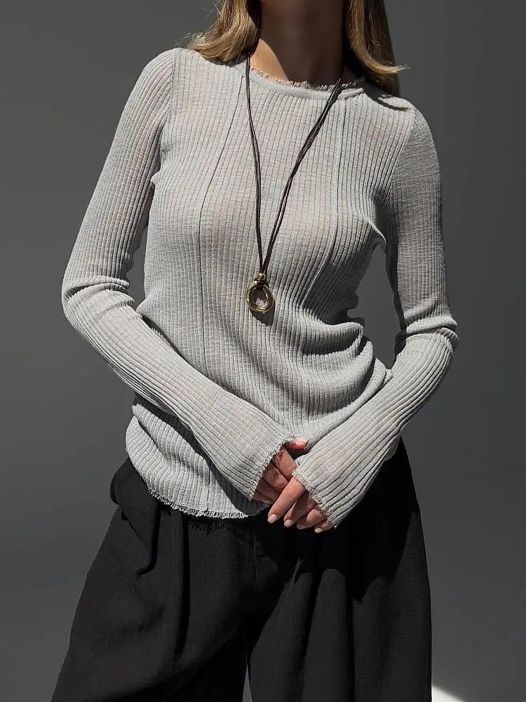 лонгслив (onesize (40-44RU), серый). Изображение № 1