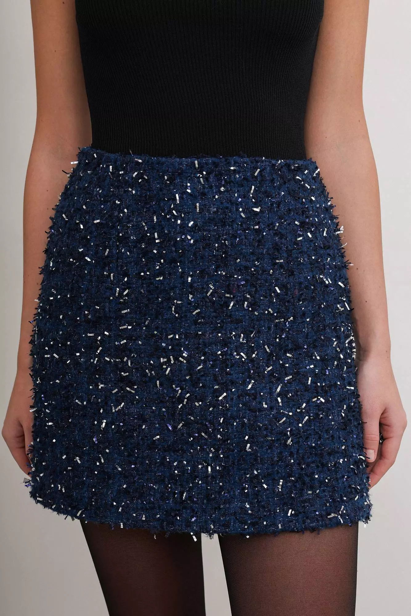 Костюм: жакет и юбка (S (42RU), тёмно-синий). Избражение № 6