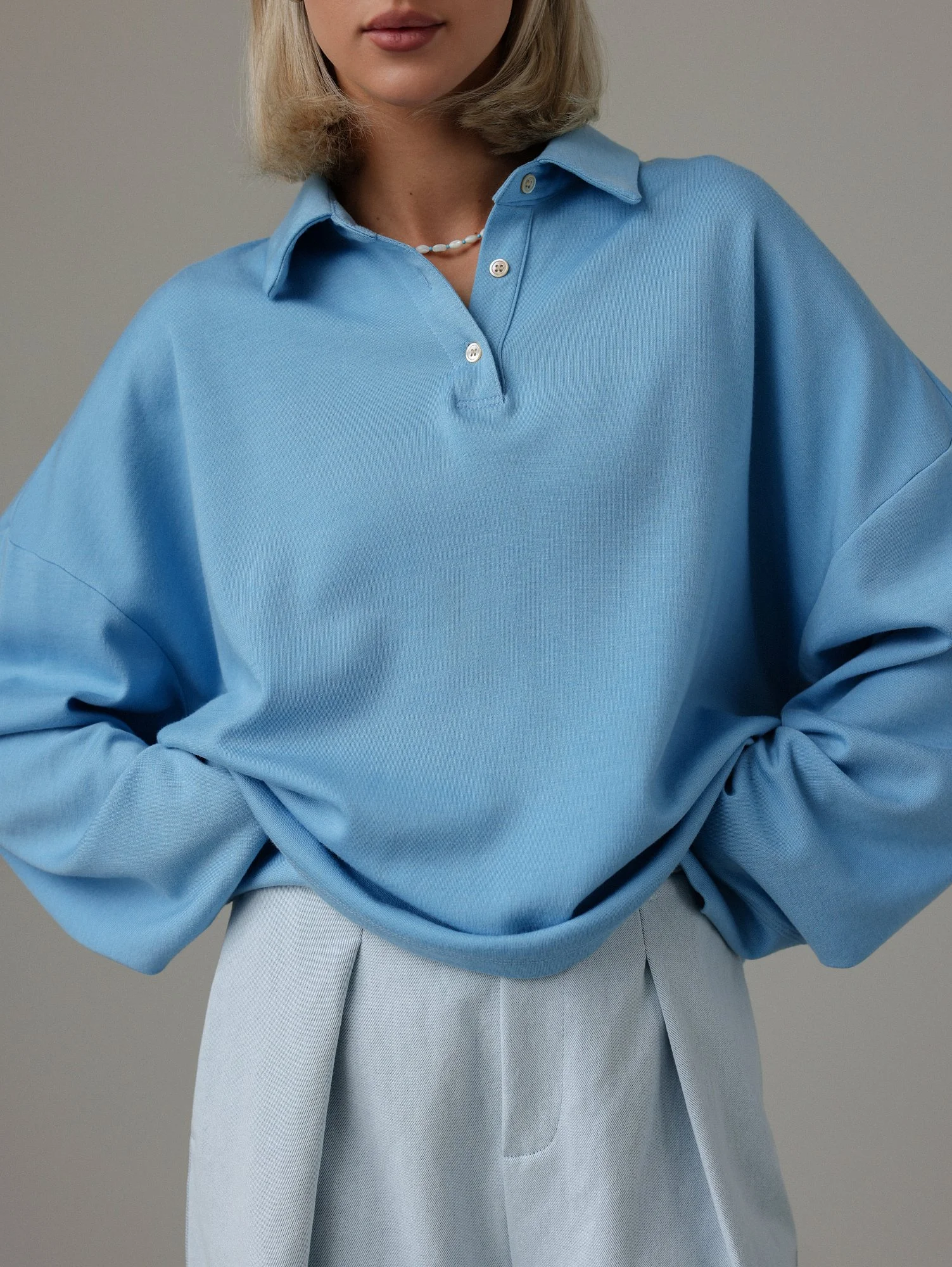 Поло (onesize (42-46RU), небесный). Избражение № 2