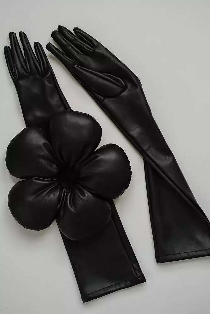 перчатки (чёрный). Изображение № 2