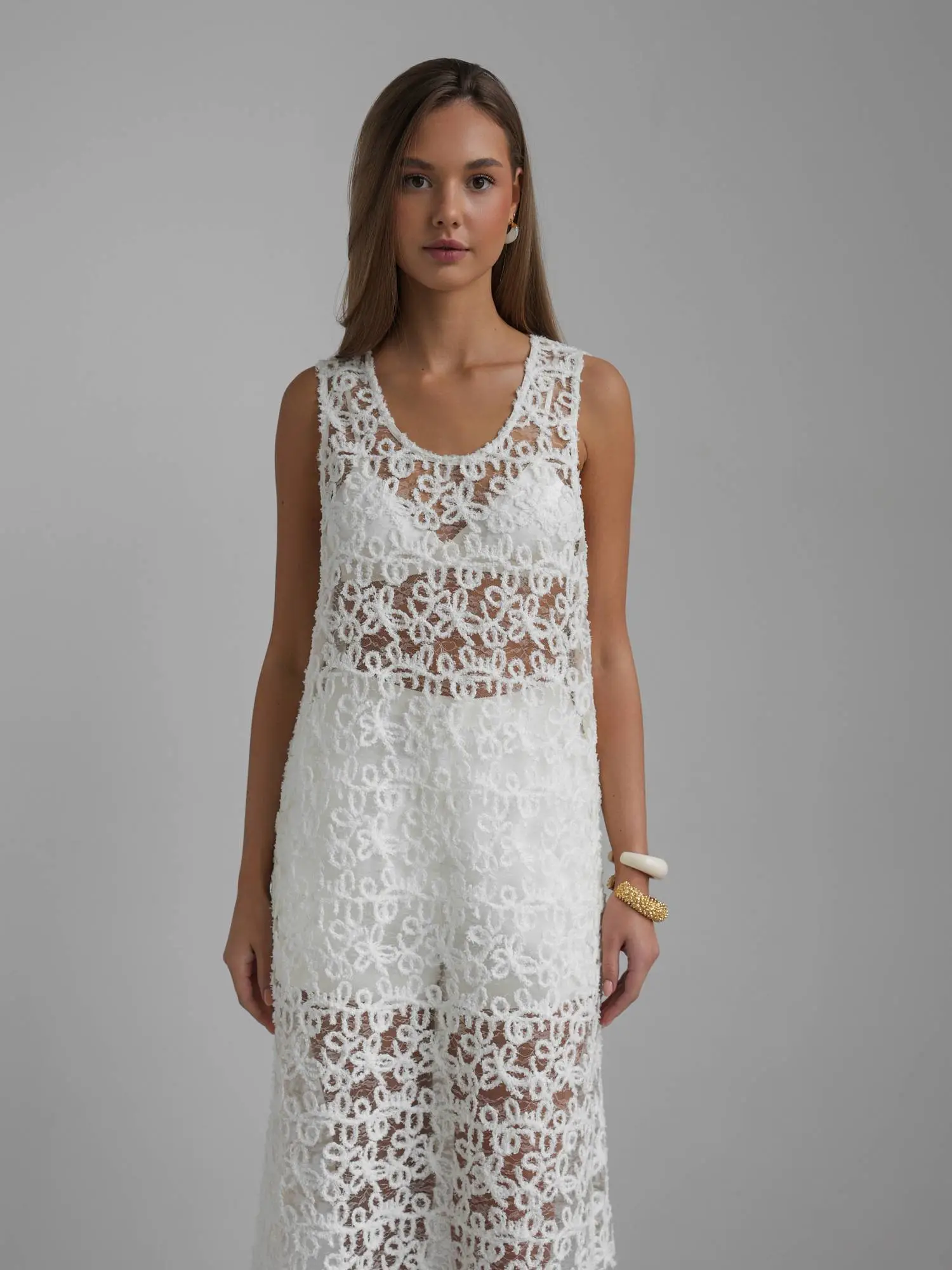 Топ (M (44RU), молочный). Избражение № 2