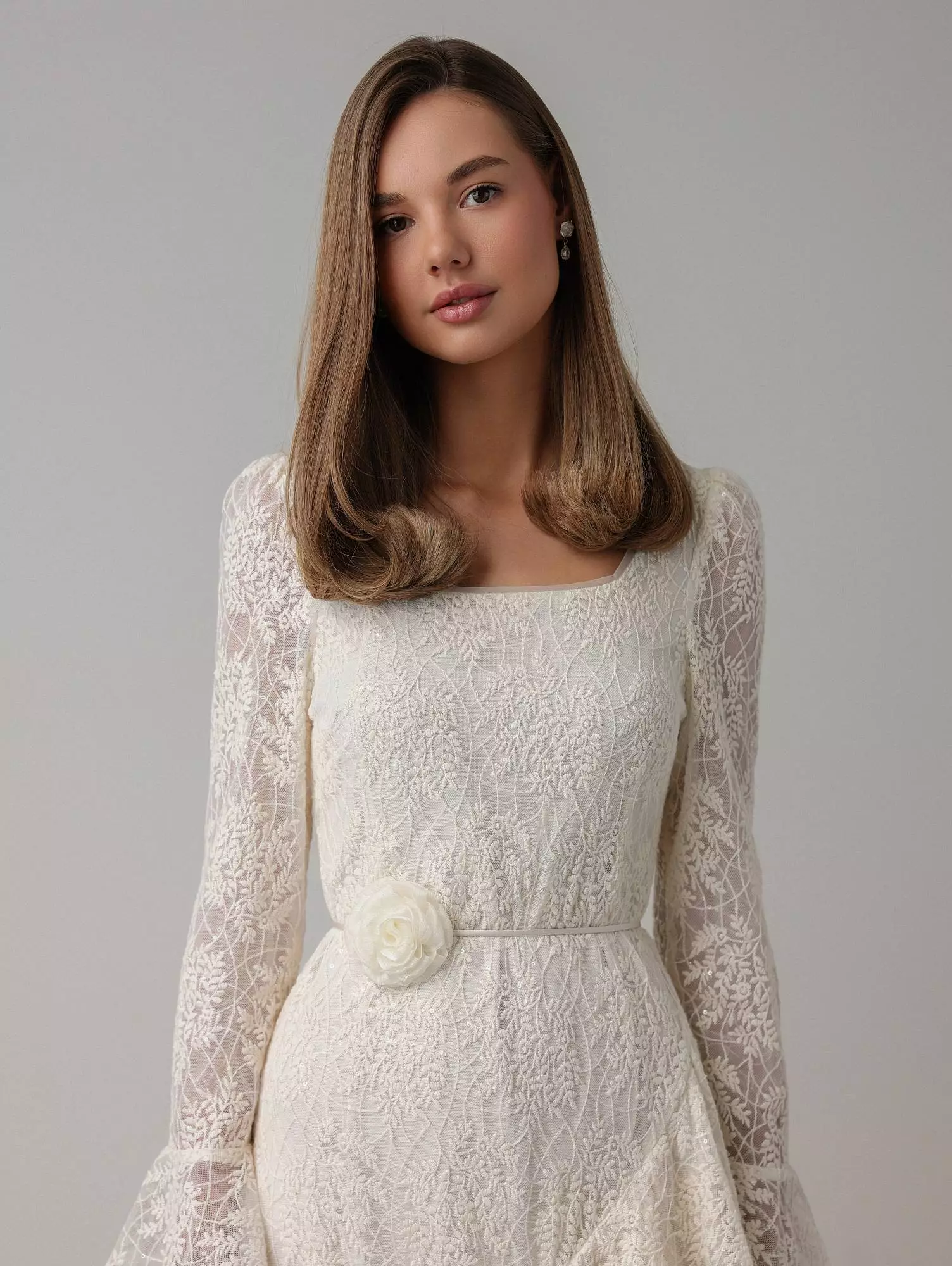 Платье (L (46RU), светло-бежевый). Избражение № 2