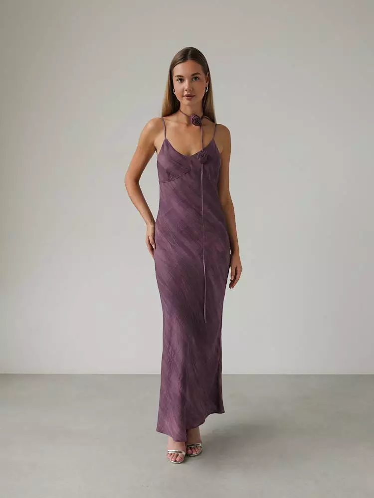 Платье  (L (46RU), пыльно-фиолетовый). Изображение № 1