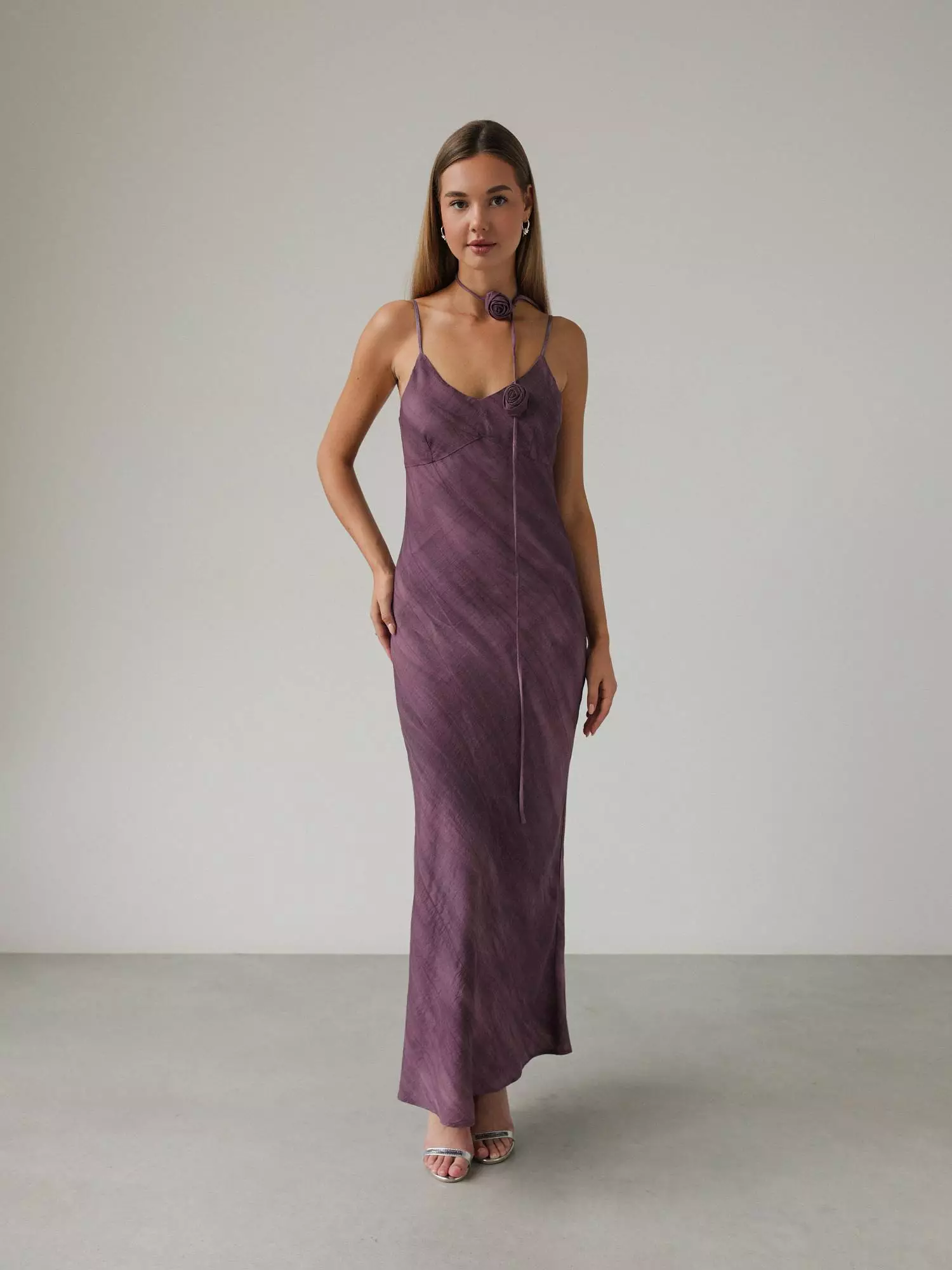 Платье  (L (46RU), пыльно-фиолетовый). Избражение № 1