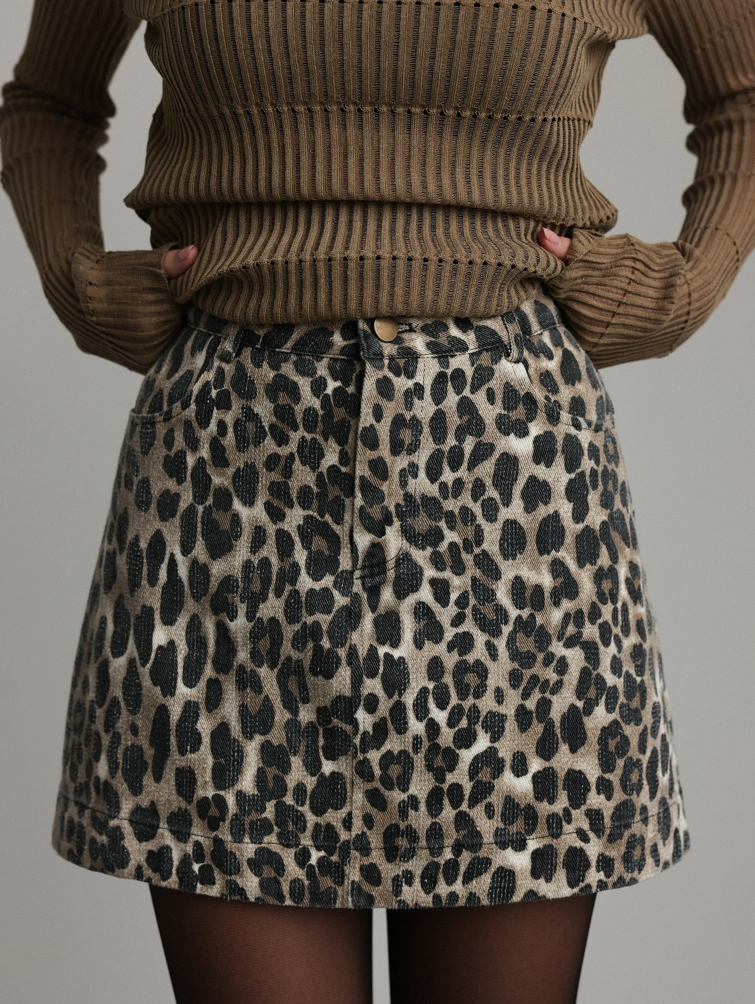 Юбка (L (46), светло-коричневый). Избражение № 1