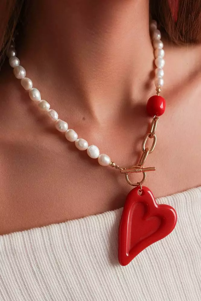 Колье (красный). Изображение № 1