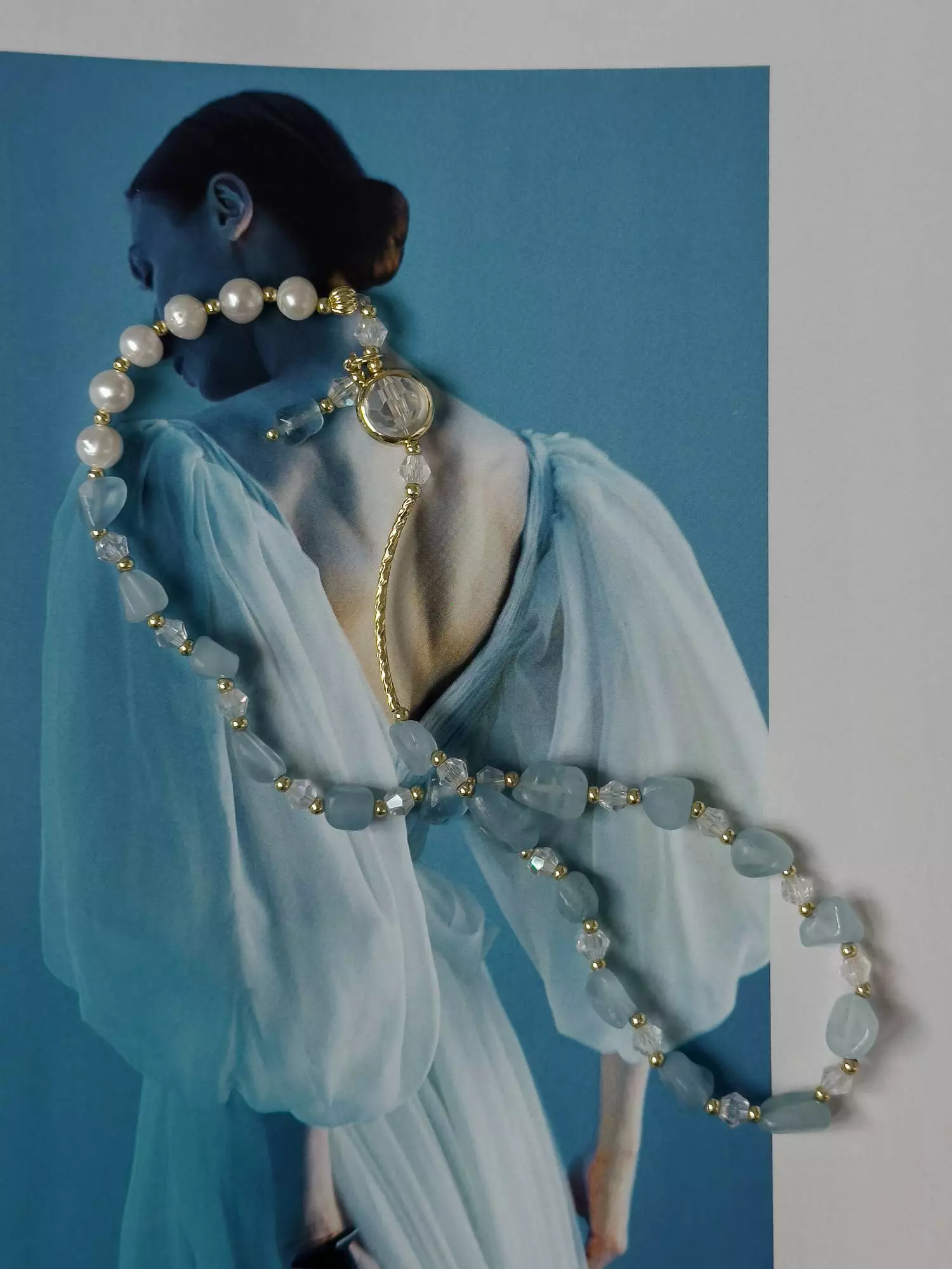 Браслет (пыльно-голубой). Избражение № 1