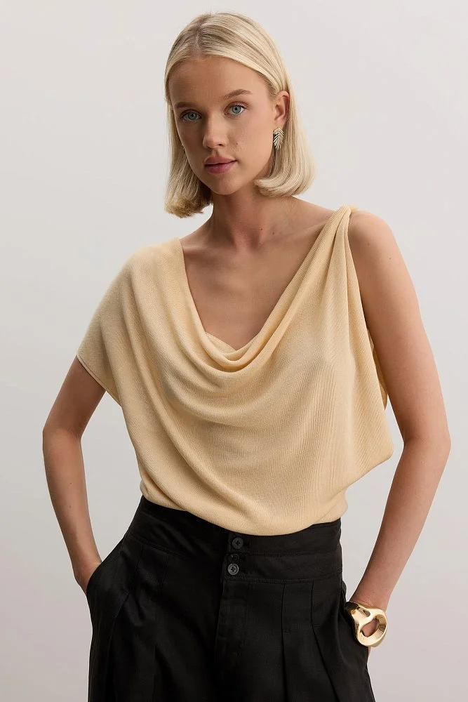Топ (onesize (42-46RU), бежевый). Изображение № 1