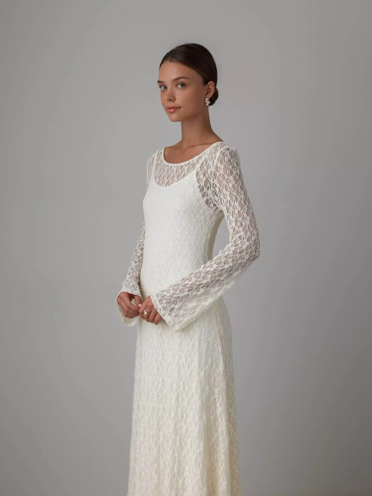 Платье (L (46RU), молочный). Избражение № 2