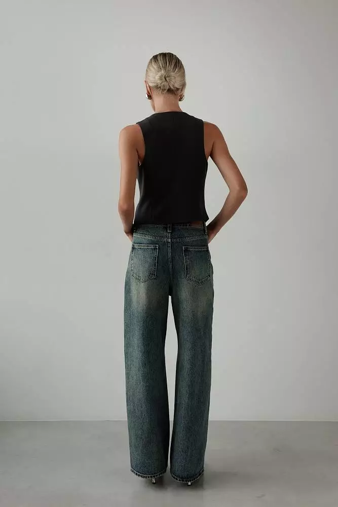 Джинсы (S (42RU), синий). Изображение № 5