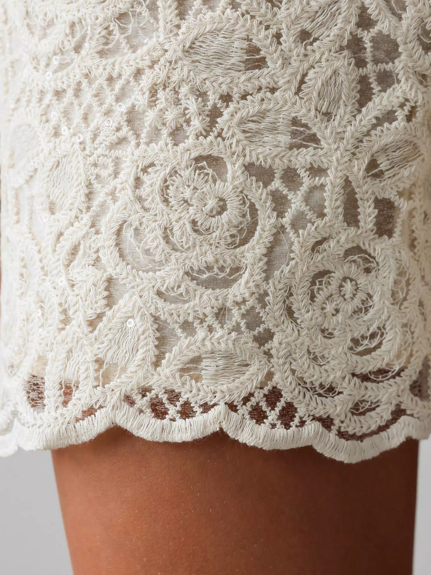 Шорты (M (44RU), светло-бежевый). Избражение № 5