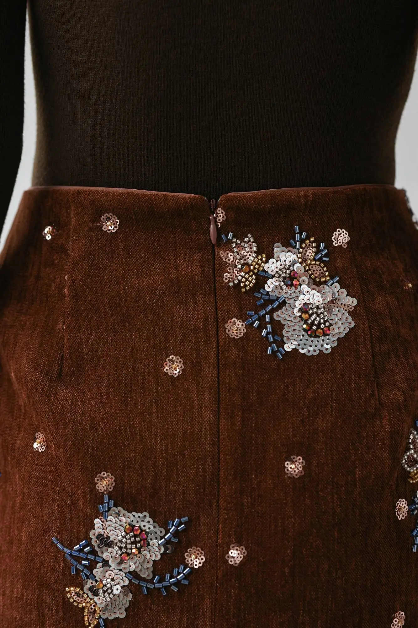 Юбка  (L (46RU), коричневый). Избражение № 5