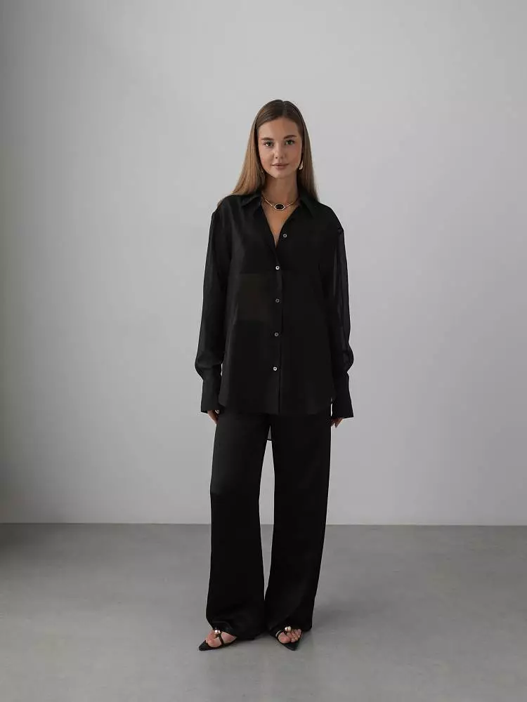 Брюки (S (42RU), чёрный). Изображение № 1