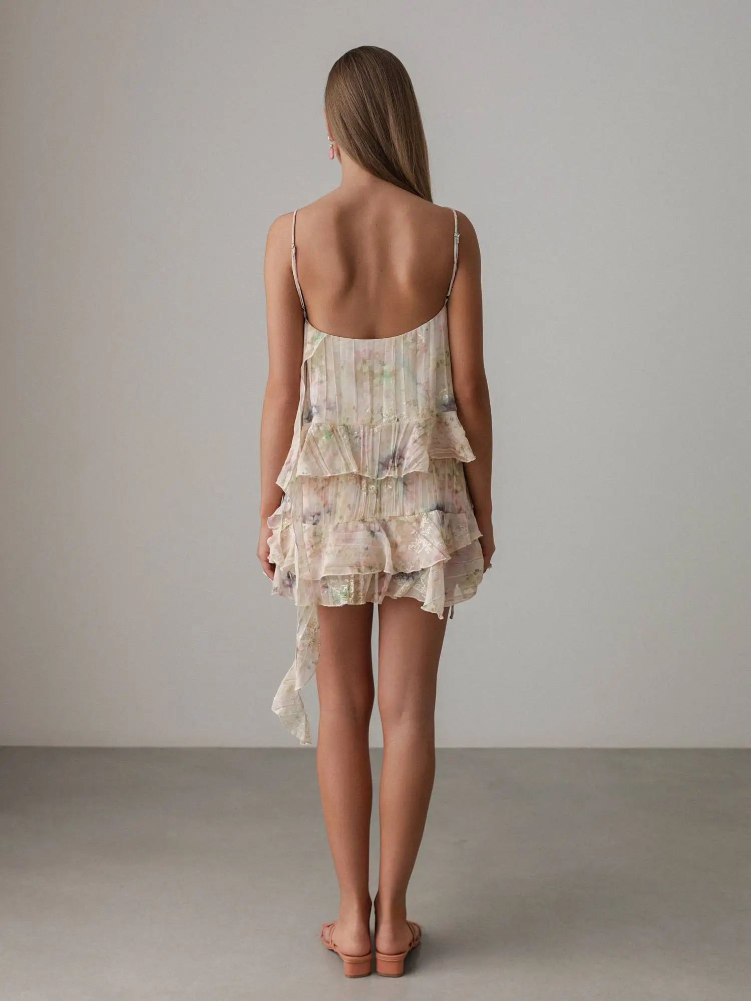 Юбка  (XS (40RU), персиковый). Избражение № 6