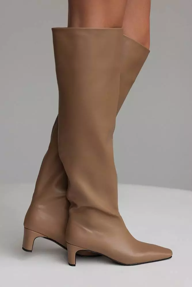 Сапоги (38, бежевый). Изображение № 1