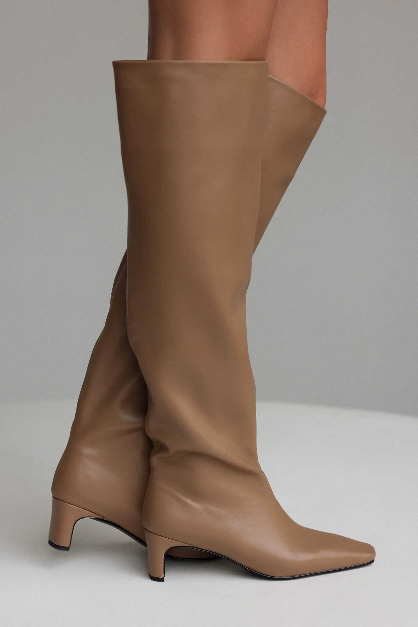 Сапоги (38, бежевый). Избражение № 1