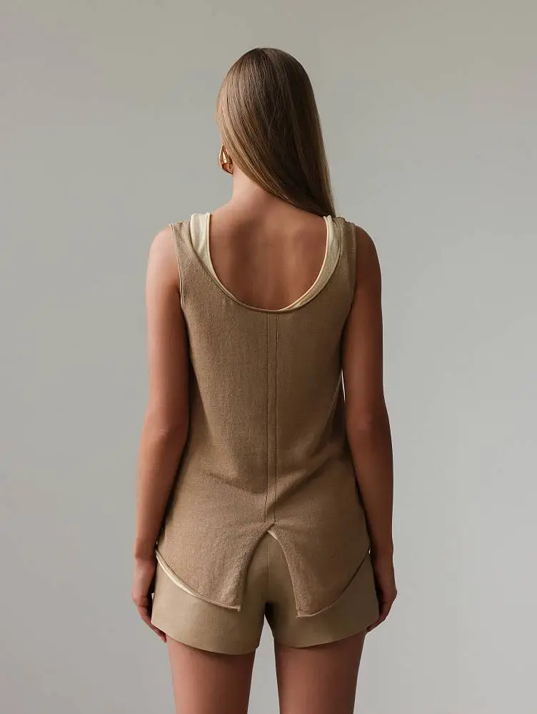 Топ (M (44RU), песочный). Изображение № 4