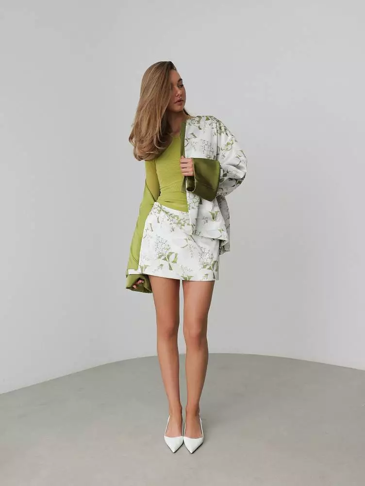 Юбка (S (42RU), серая олива). Изображение № 2