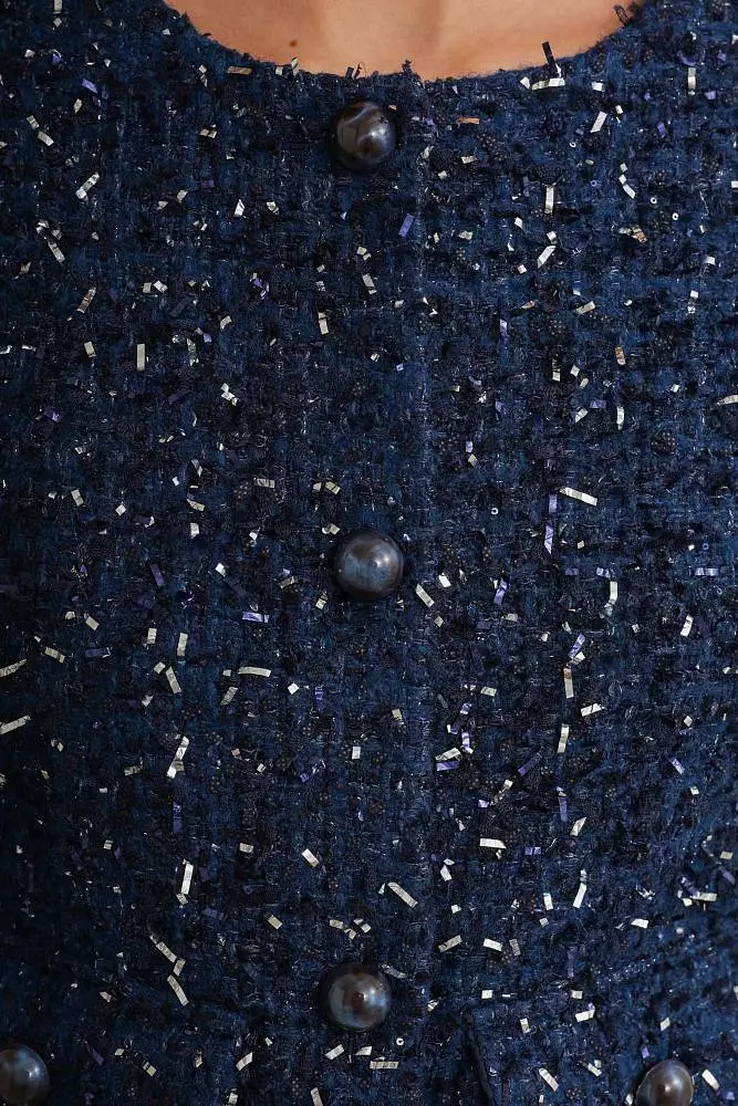 Костюм: жакет и юбка (S (42RU), тёмно-синий). Изображение № 5