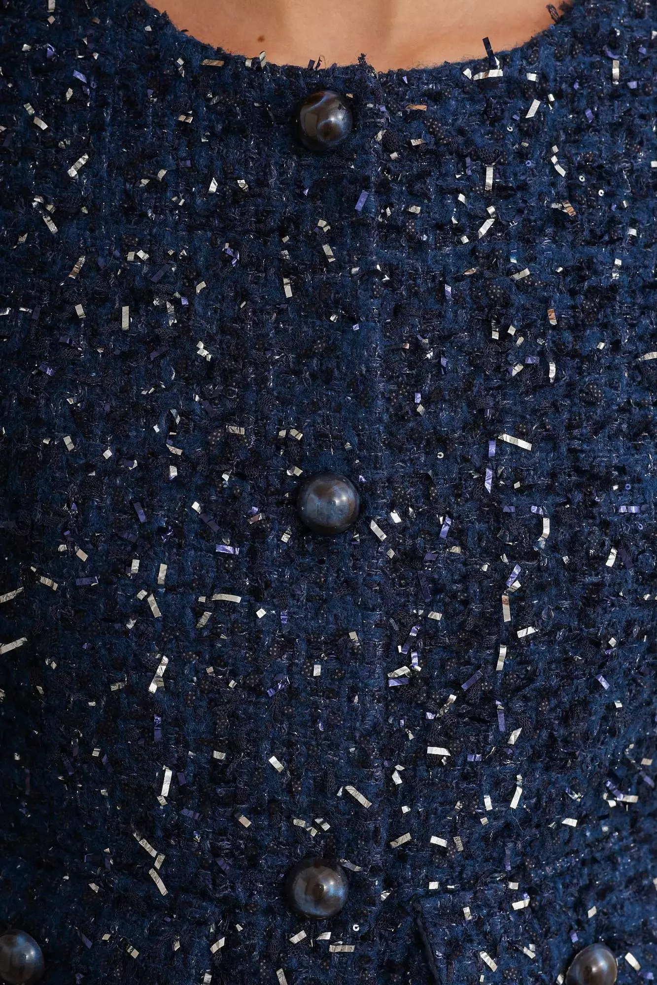 Костюм: жакет и юбка (S (42RU), тёмно-синий). Избражение № 5