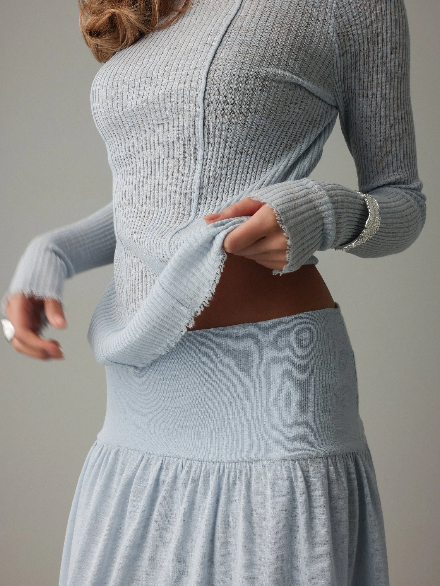 юбка (бледно-голубой). Избражение № 2