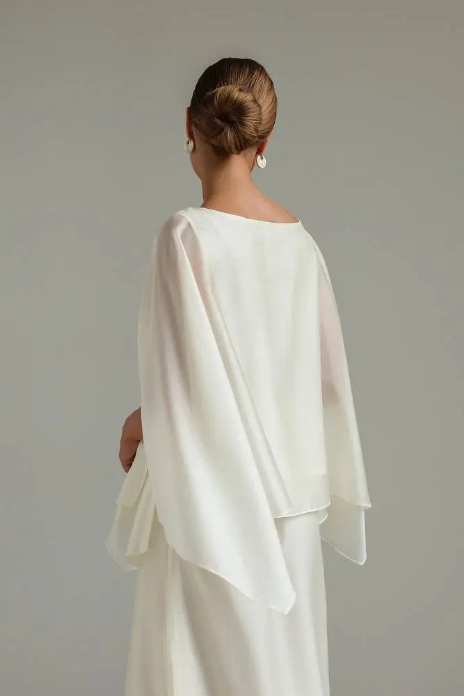 Костюм: топ и юбка (onesize (40-44RU), молочный). Изображение № 8