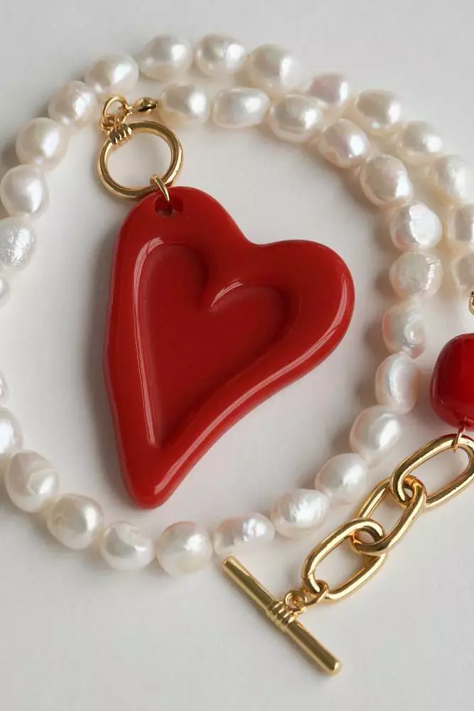 Колье (красный). Изображение № 4