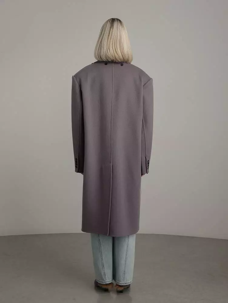 Пальто (onesize, пыльно-сиреневый). Изображение № 5