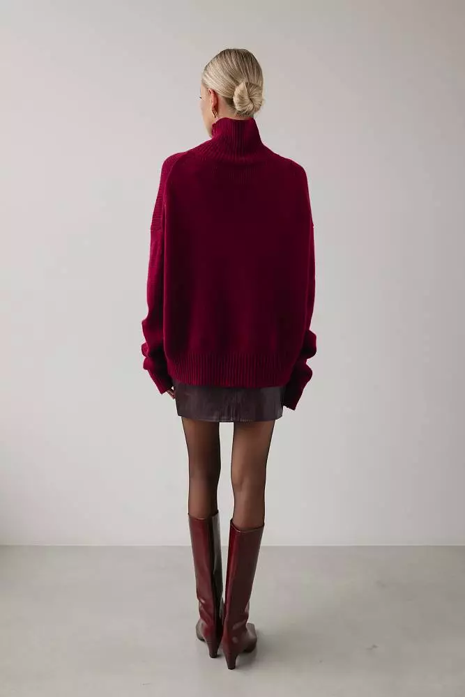 Свитер (M (44RU), сливовый). Изображение № 4