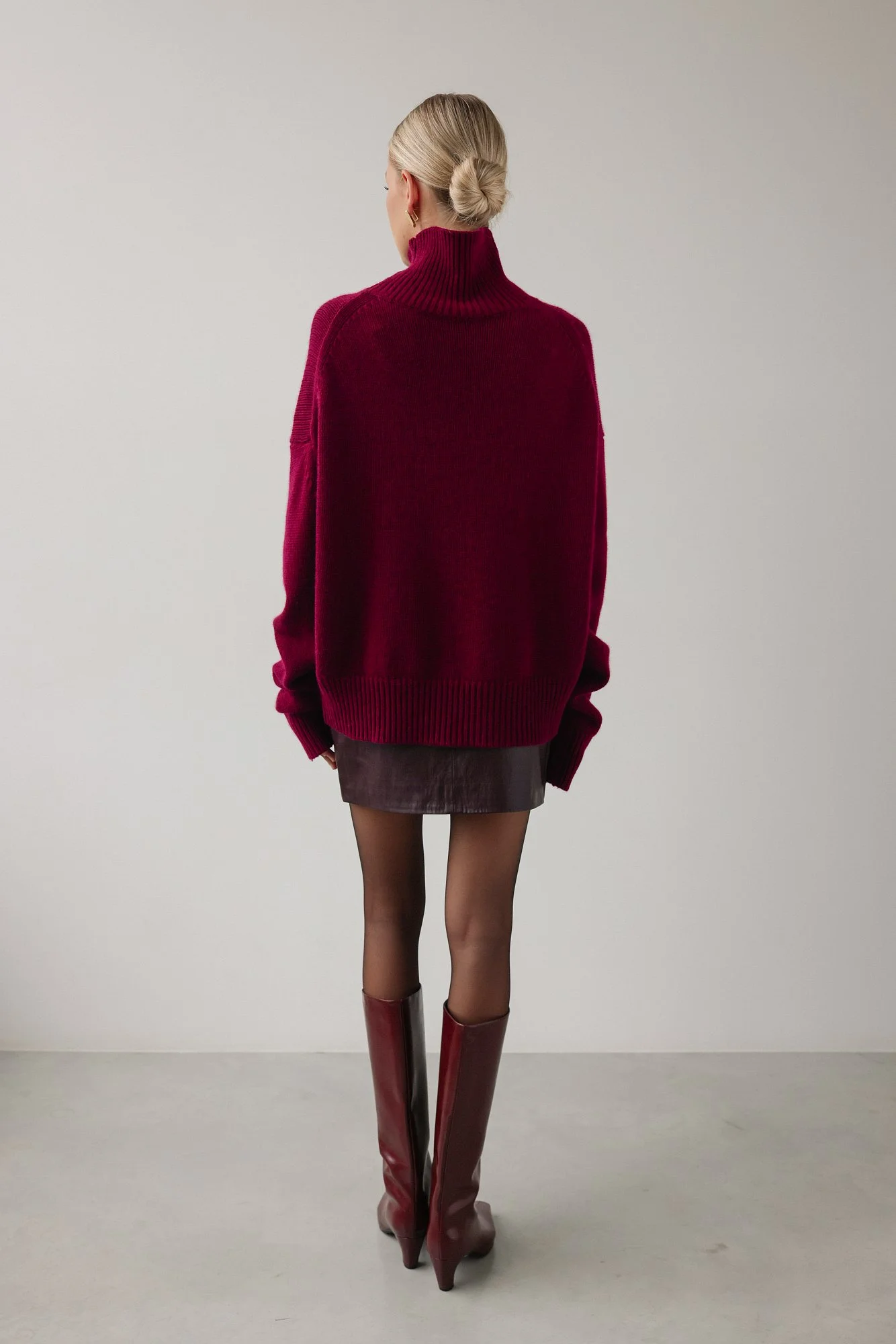 Свитер (M (44RU), сливовый). Избражение № 4