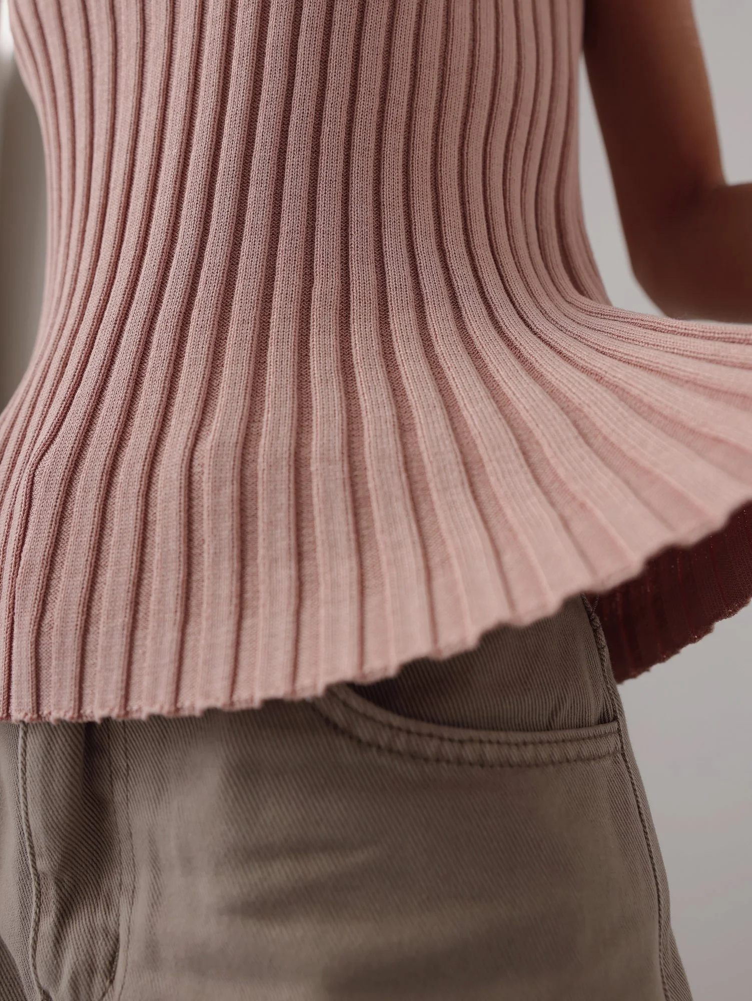 Топ (onesize (42-46RU), бежевая пудра). Избражение № 4