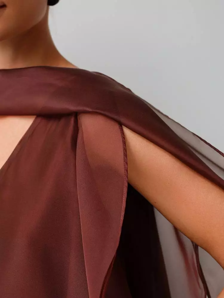 Топ (M (44RU), красно-коричневый). Изображение № 4