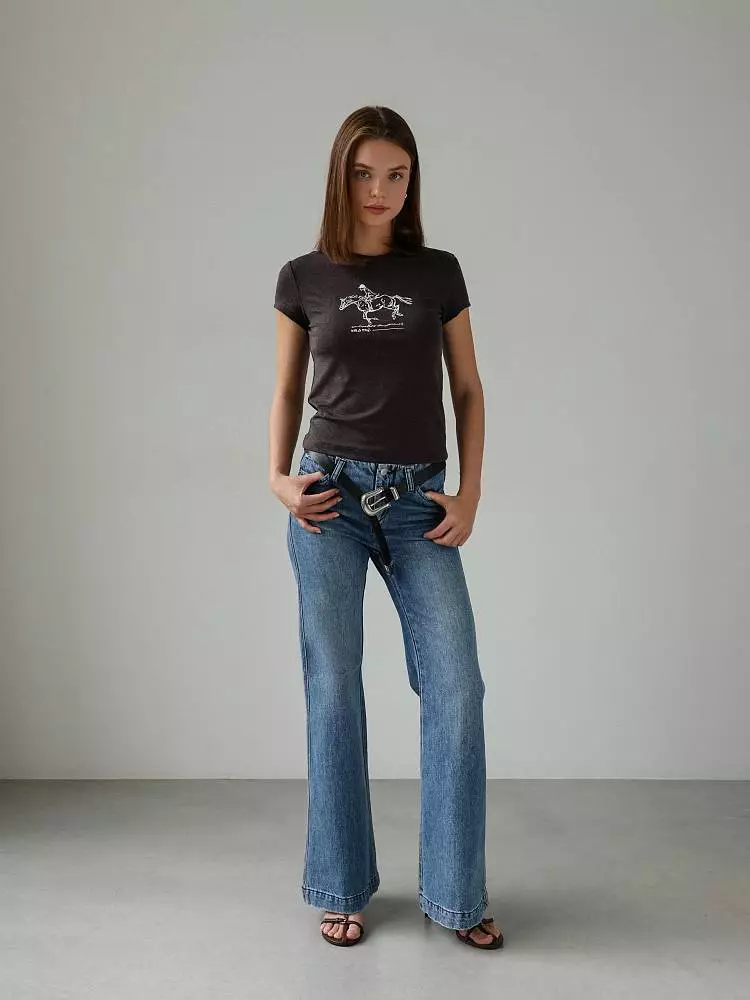 Джинсы (S (40RU), светло-синий). Изображение № 2