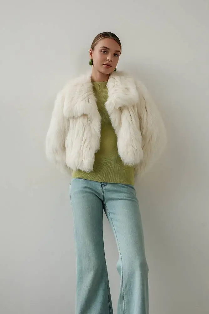 Шуба (onesize (40-44RU), молочный). Изображение № 1