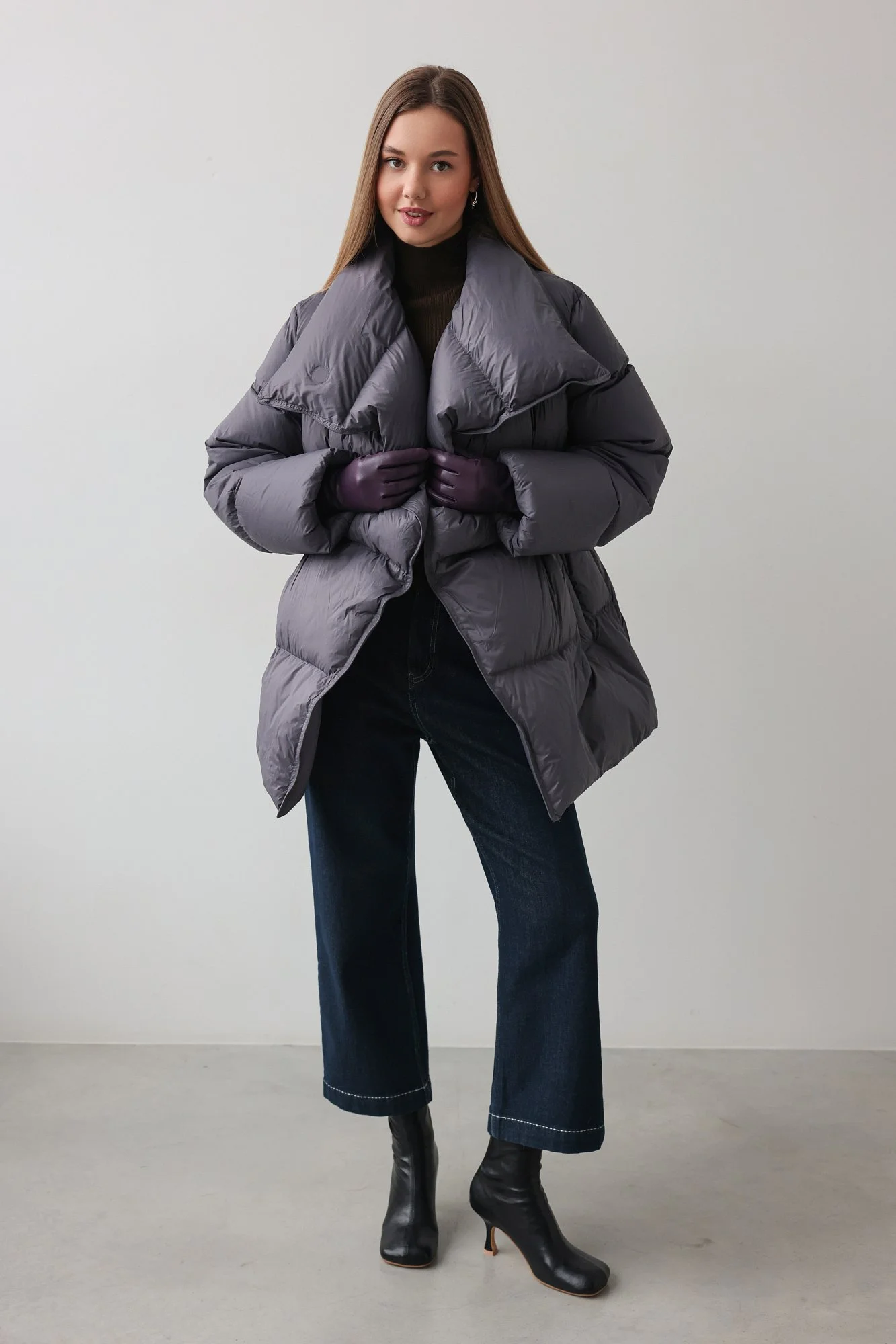 Куртка (onesize (42-46RU), пыльно-фиолетовый). Изображение № 6