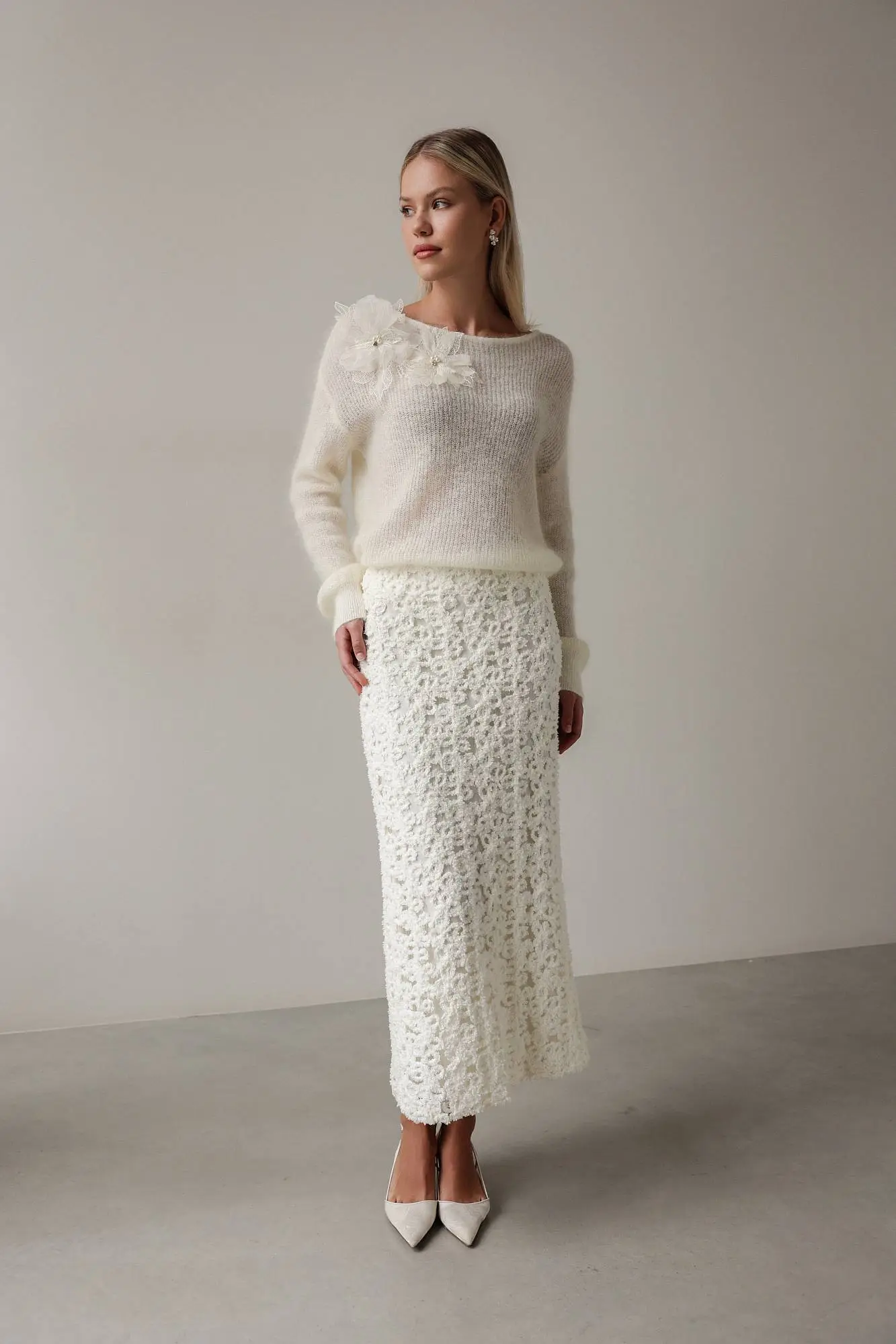 Юбка (M (44RU), молочный). Избражение № 1