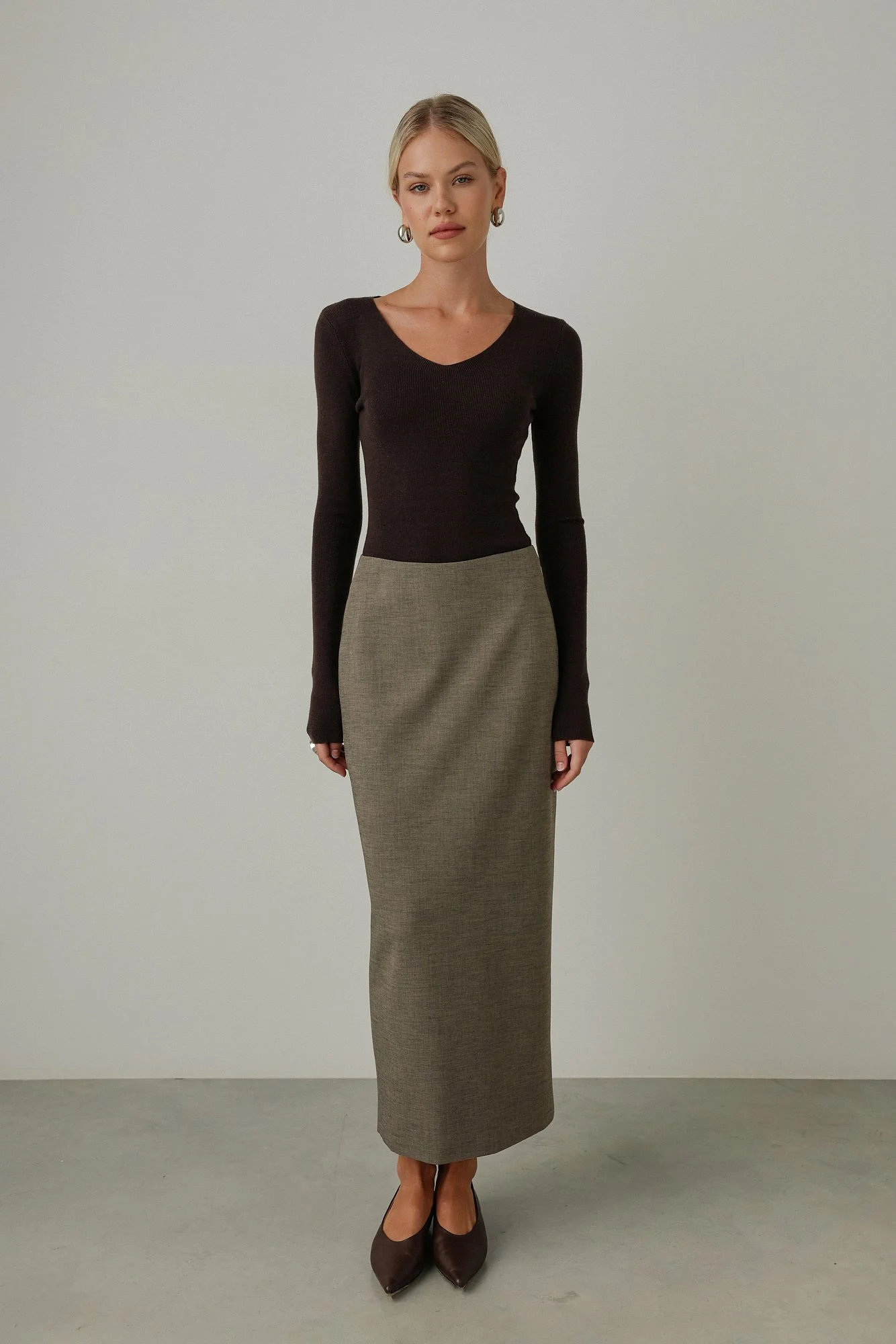 Юбка  (L (46RU), светло-коричневый). Избражение № 1