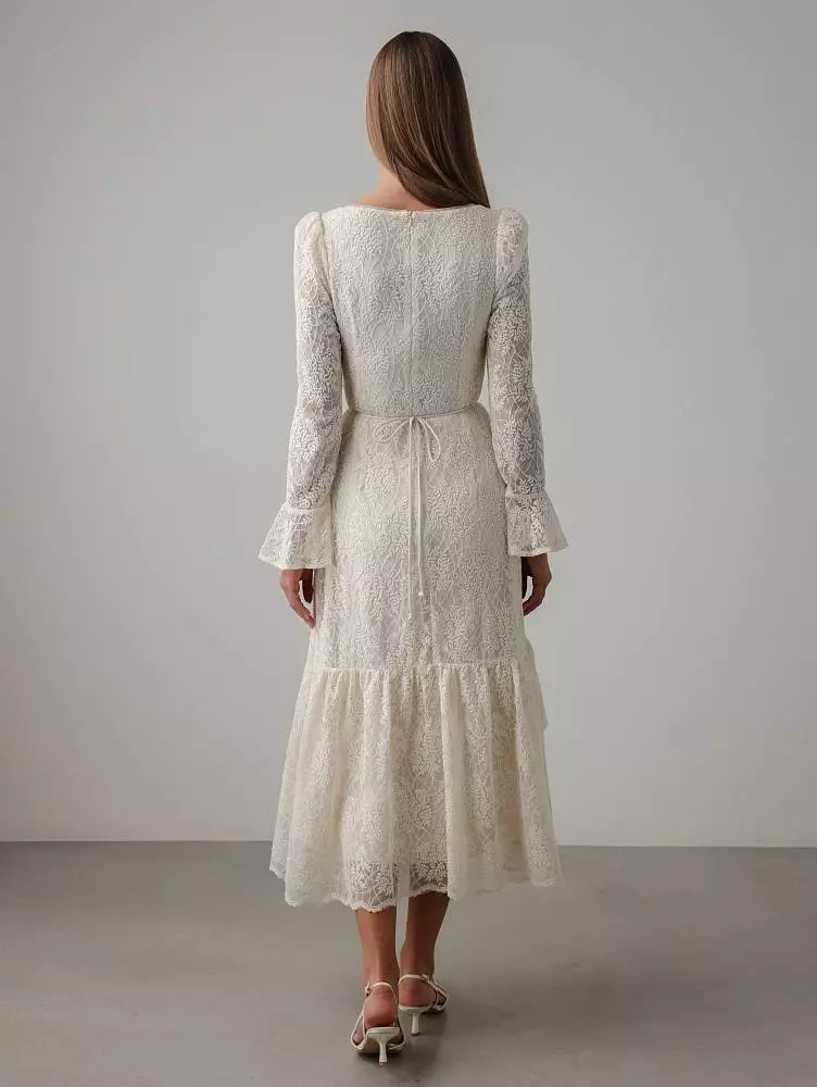 Платье (L (46RU), светло-бежевый). Изображение № 6