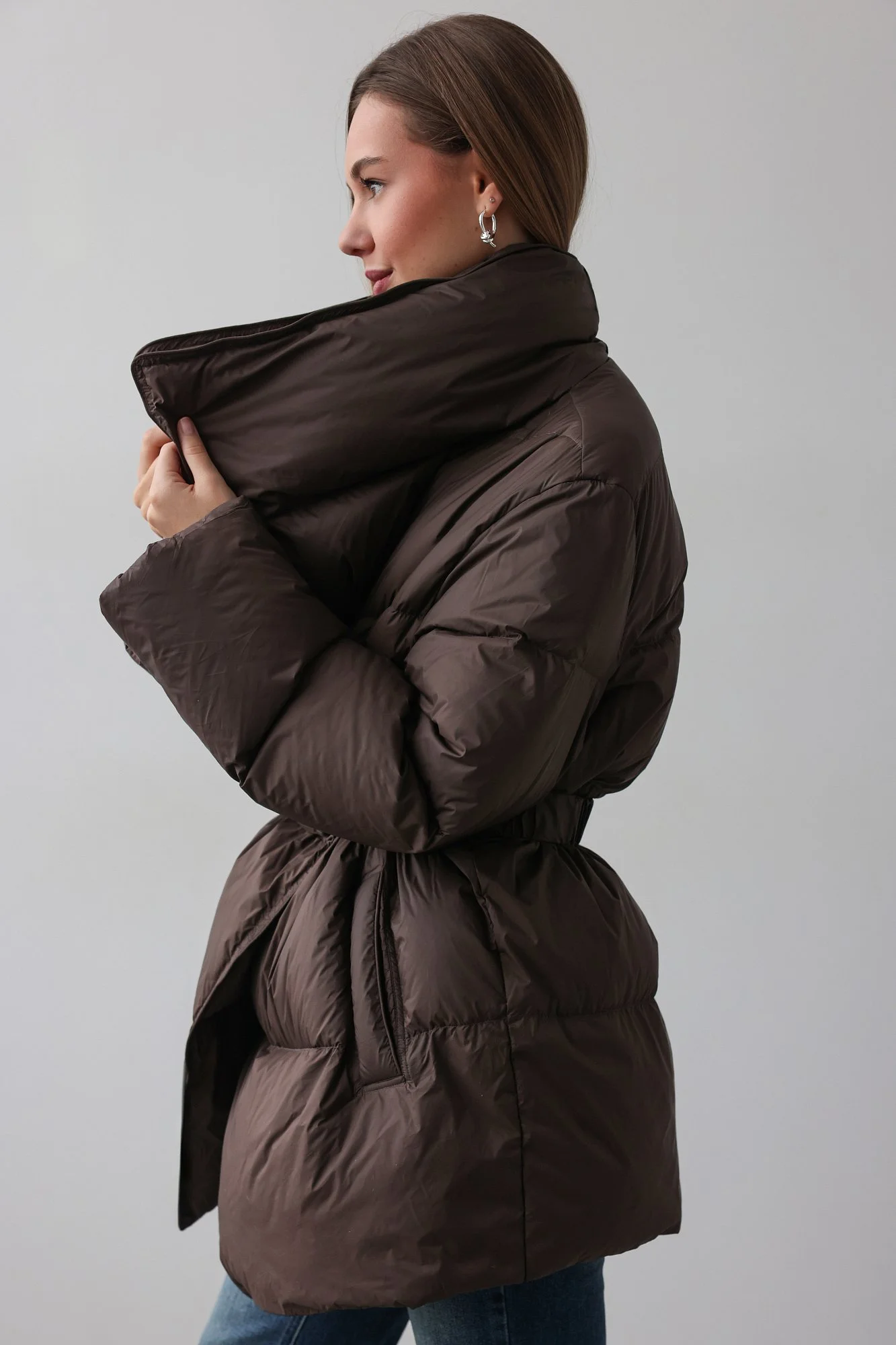 Куртка (onesize (42-46RU), кофейный). Избражение № 2