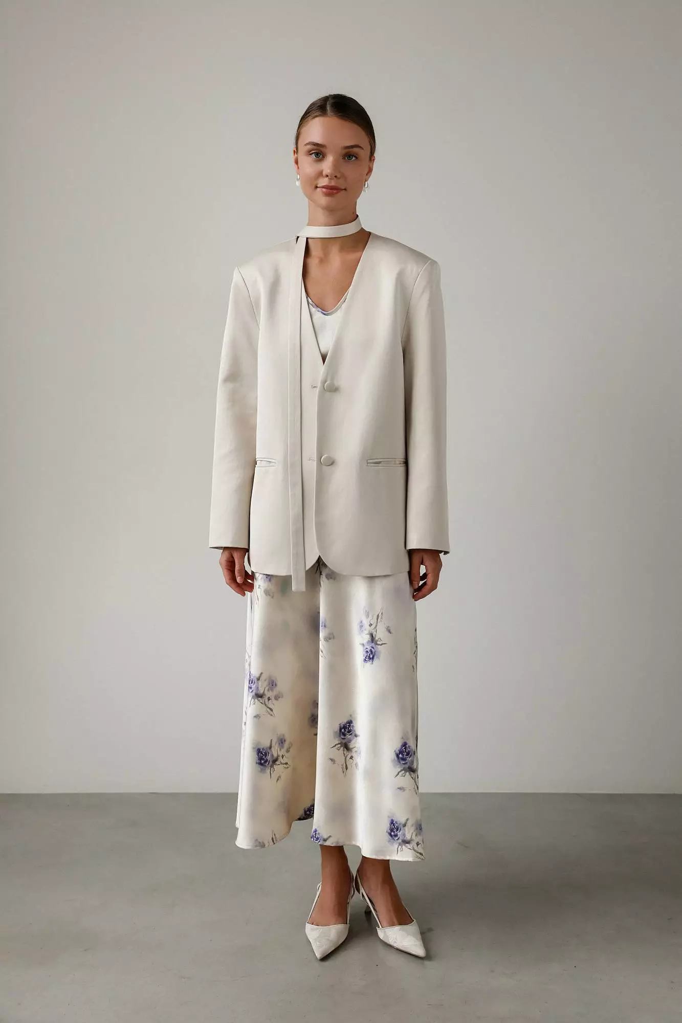 Платье (S (42RU) светло-бежевый). Избражение № 7