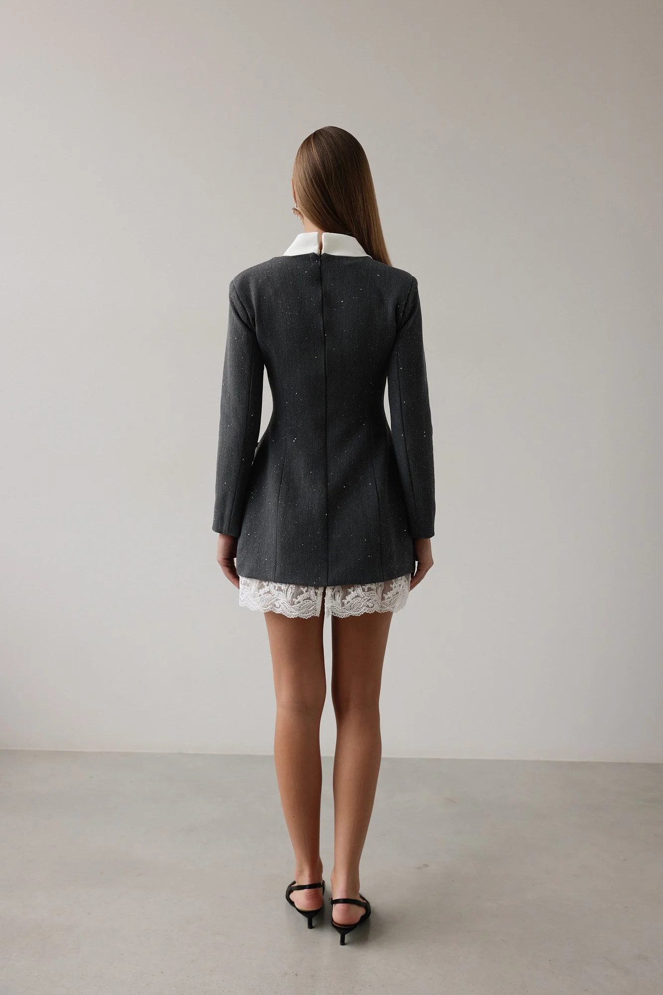 Платье (S (42RU), серый). Избражение № 7