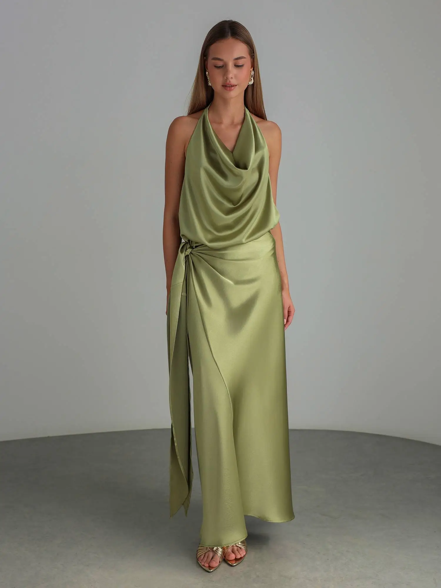 Топ (S (42RU) оливковый). Избражение № 2