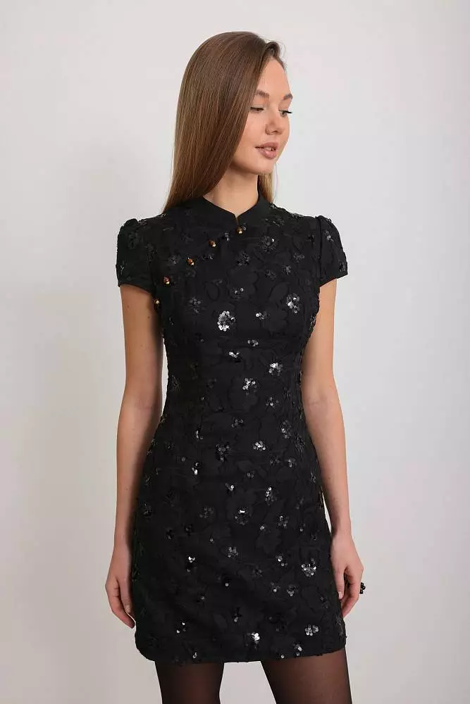 Платье  (S (42RU), чёрный). Изображение № 1