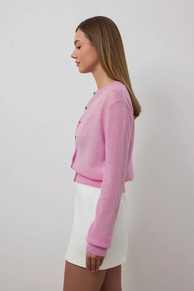 Кардиган (S (42RU), розовый). Изображение № 2